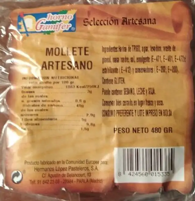 Mollete artesano