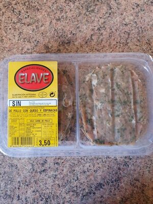 Hamburguesa pollo y espinacas front packaging