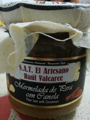 Mermelada de pera con canela