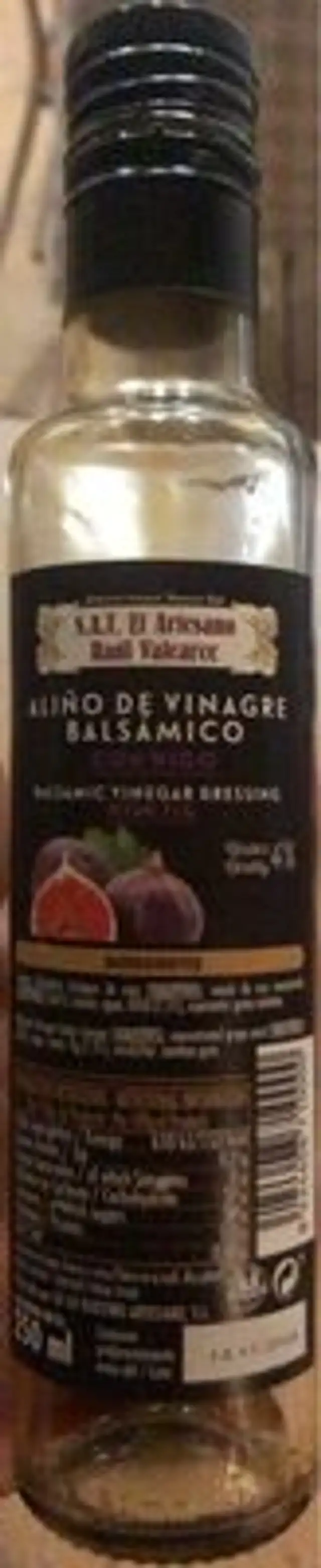 Aliño de vinagre balsamico con higi