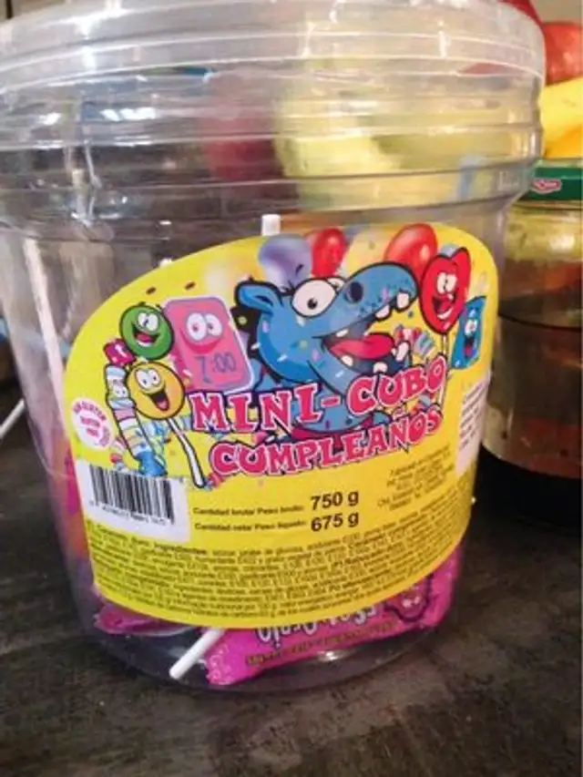 Mini-cubo cumpleanoq