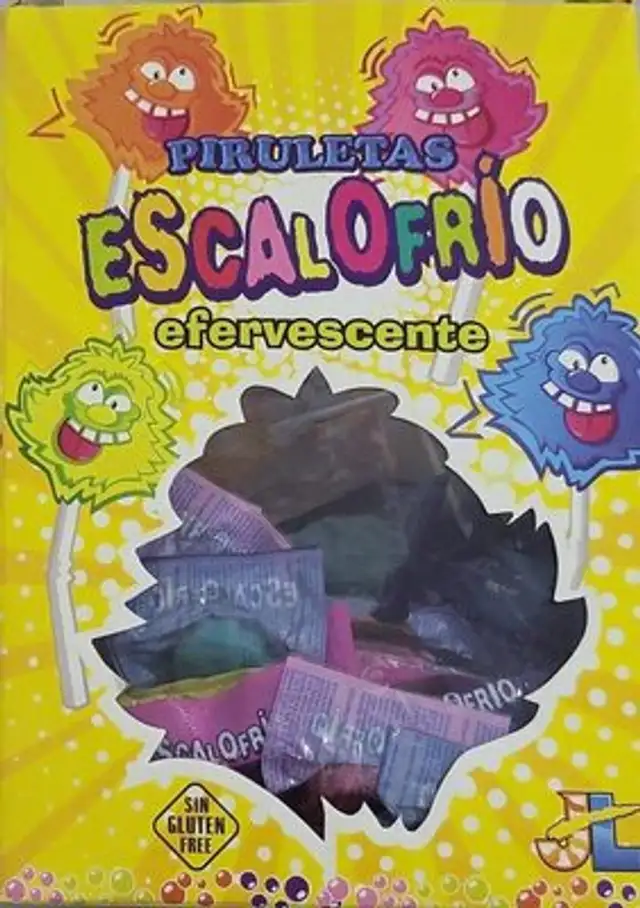 Piruletas efervescente