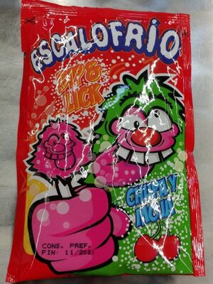 Escalofrio chucherías front packaging