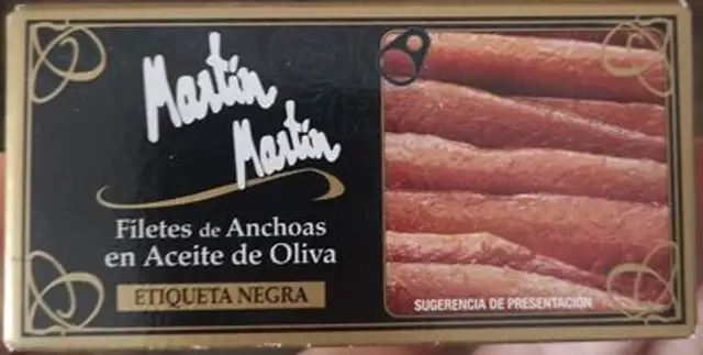 Filetes de anchoa en aceite de oliva