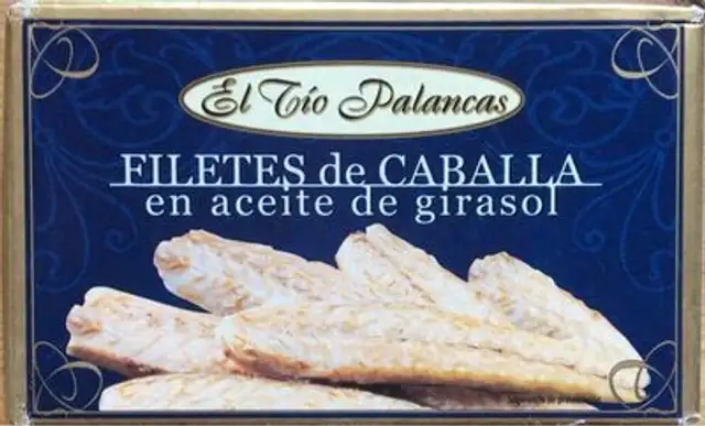 Filetes de caballa en aceite de girasol