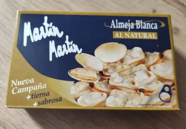 Almeja blanca al natural