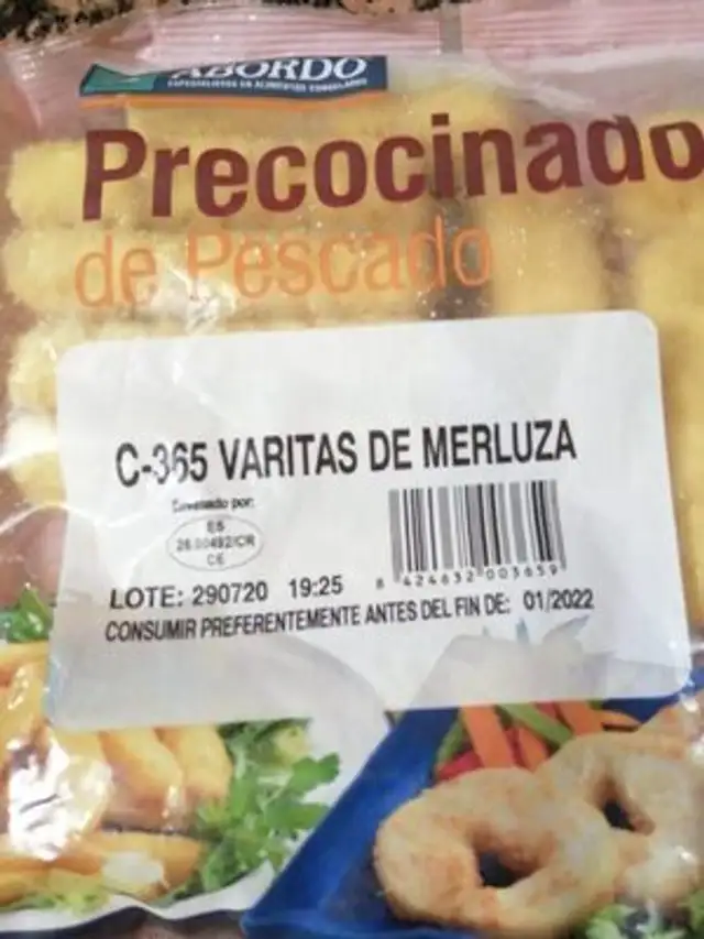 Varitas de merluza