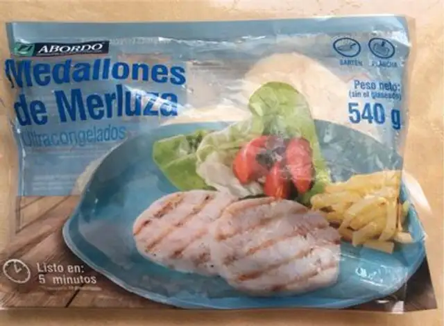 Medallones de Merluza ultracongelados