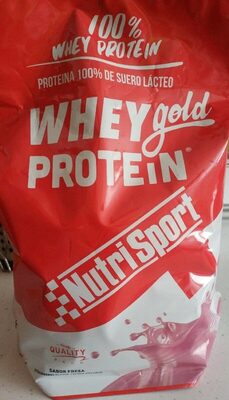 Whey gold protein front packaging