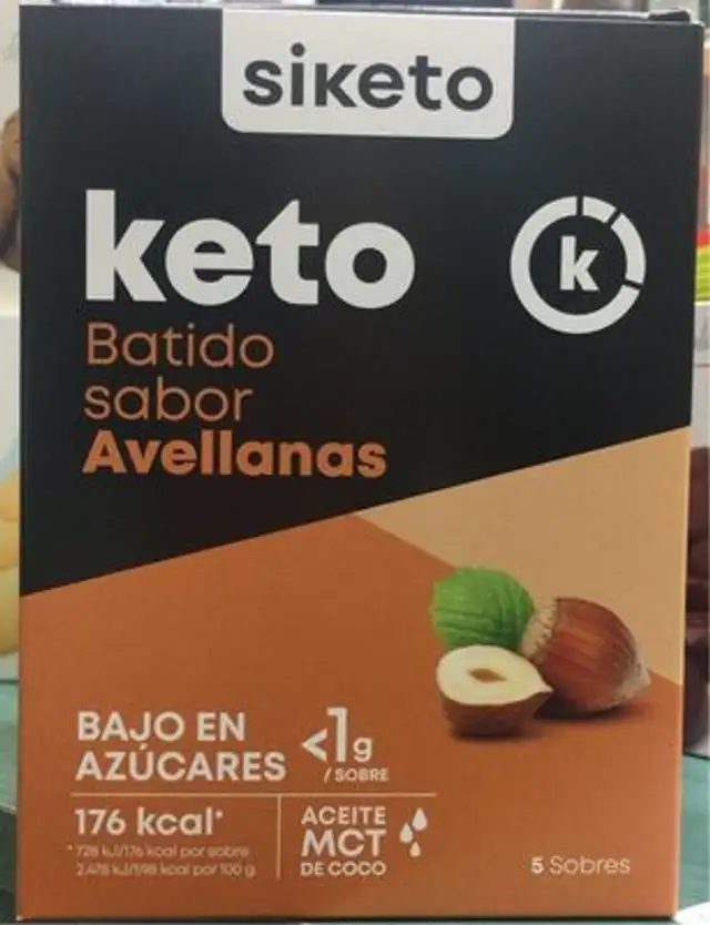 Keto Batido sabor Avellanas