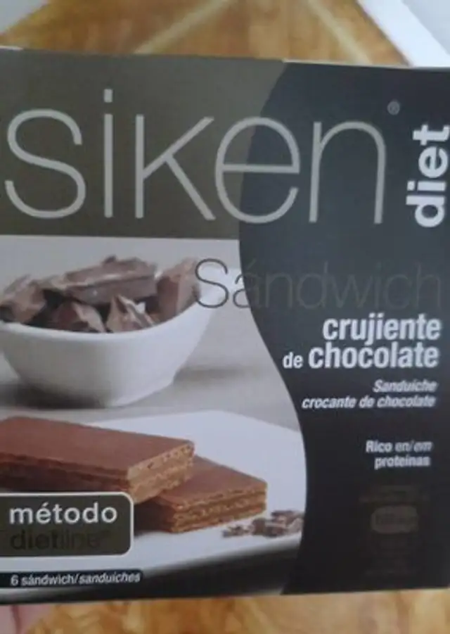 Sándwich crujiente de chocolate