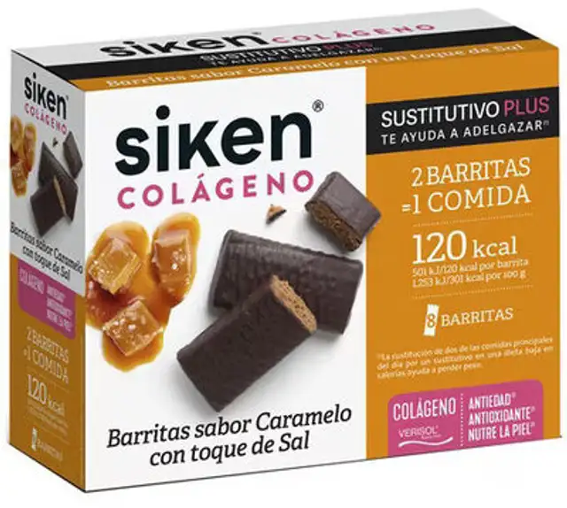 Barritas sabor caramelo con toque de Sal