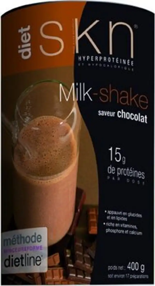 Diafarm Diet SKN Boisson Milk Shake Saveur Chocolat 400G