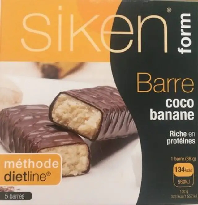Barre coco banane