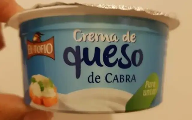 Crema de queso de cabra