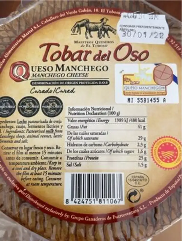 Queso curado