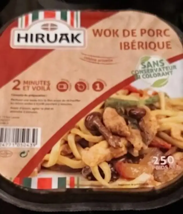Wok de porc ibérique
