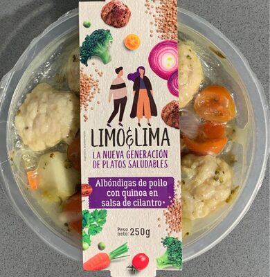 Albondigas de pollo y quinoa