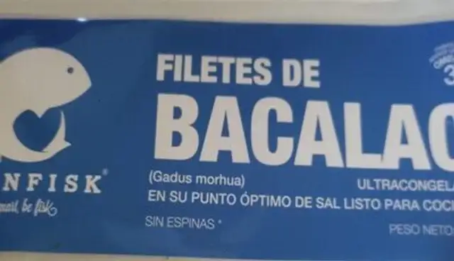 Filetes de bacalao