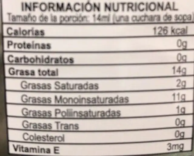 Aceite de oliva Virgen extra