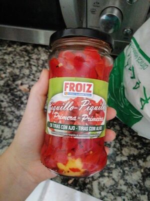 Piquillo Primera EN TIRAS CON AJO