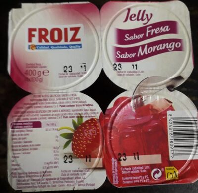 Gelatina sabor fresa
