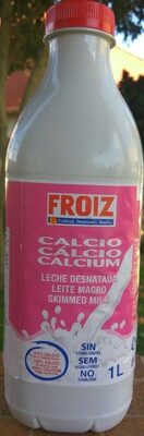 Leche desnatada calcio