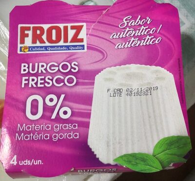 Burgos Fresco 0% Materia gorda