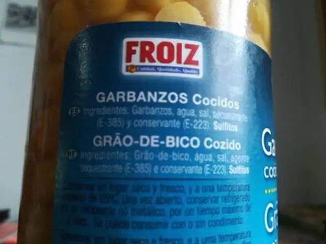 Unknown ingredients label