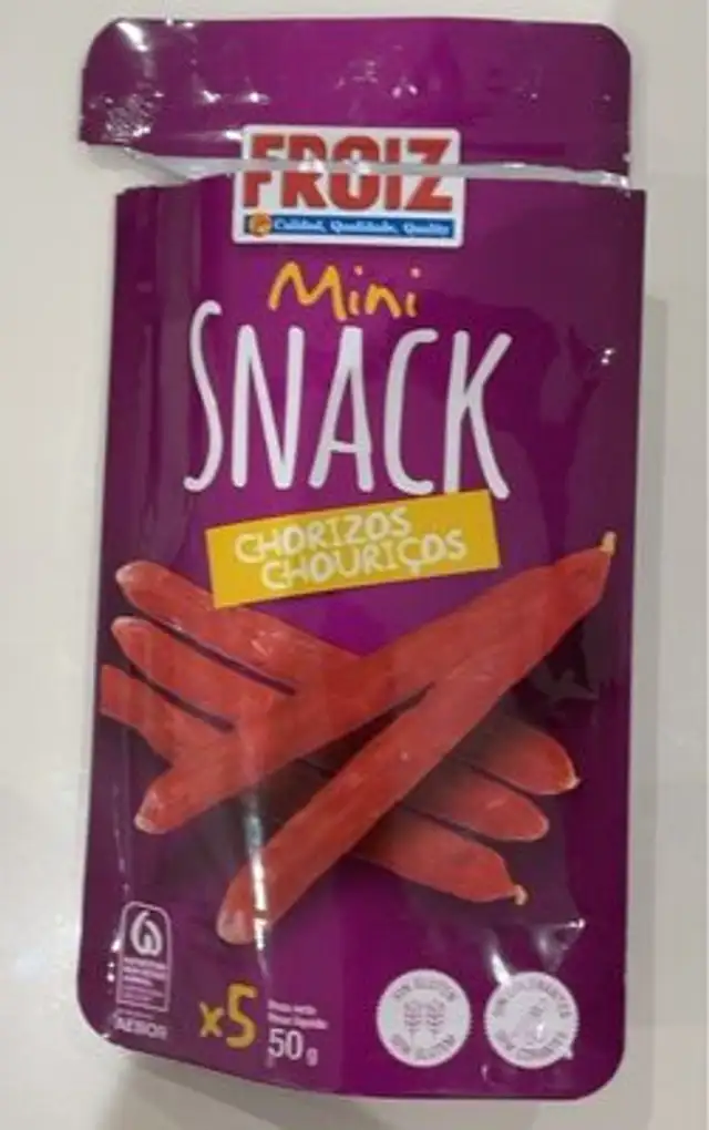 Mini snacks chorizo