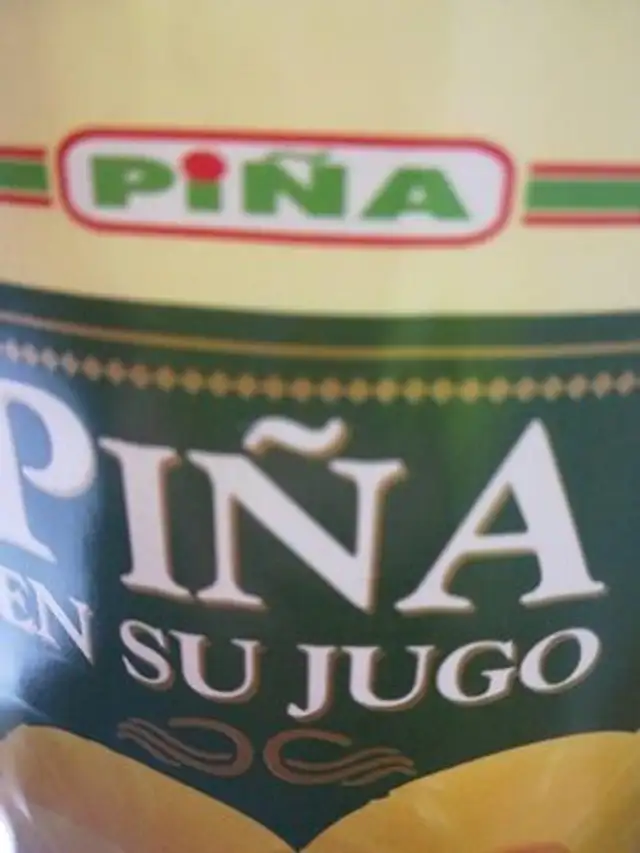 Piña en su jugo