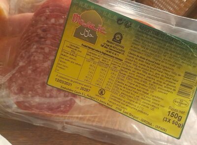 Assortiment charcuterie halal front packaging