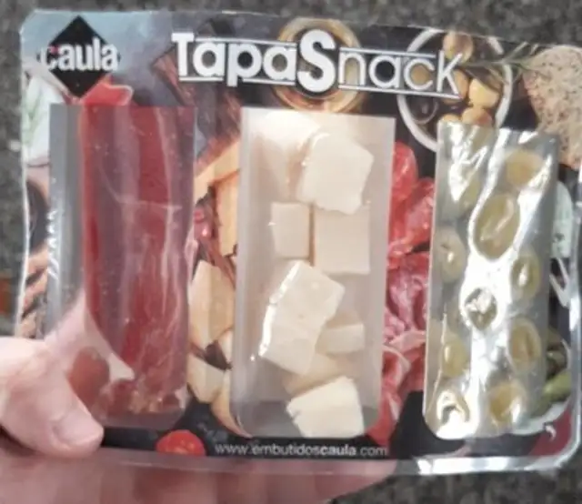 Tapas Snack Jamon Serrano Cheese Olives