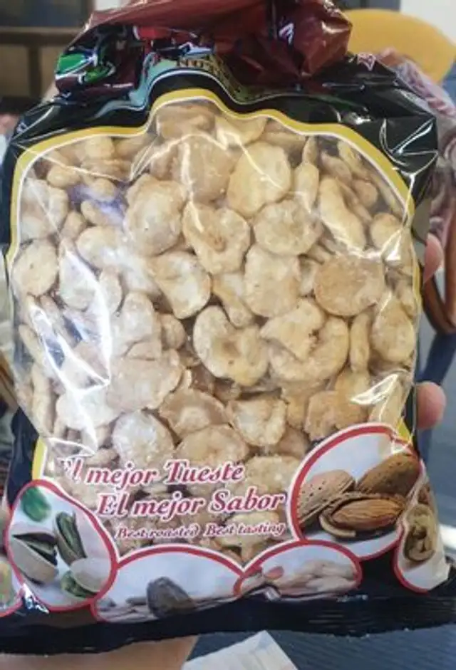 Habas fritas saladas