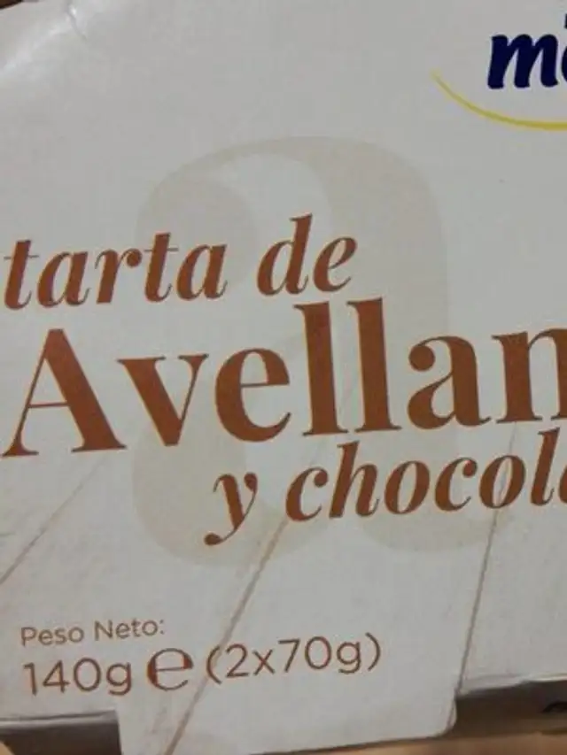 Tarta de avellana y chocolate