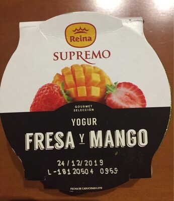 Yogur fresa y mango