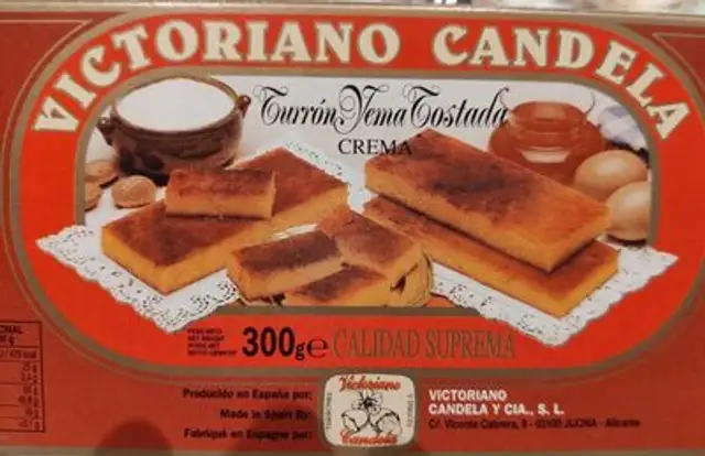 Turrón yema tostada