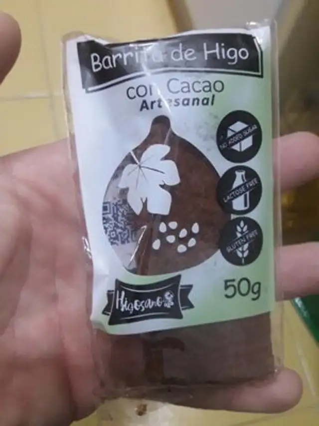 Barrita de higo con cacao