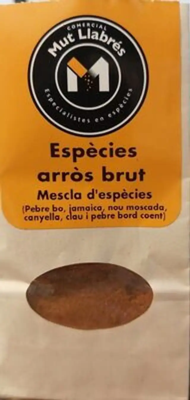 Especias arroz brut