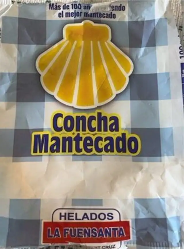 Concha mantecado