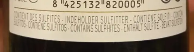 Rioja crianza nutrition facts table