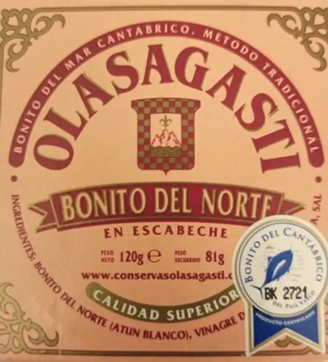 Bonito del norte en escabeche