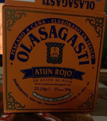 Atun rojo en front packaging