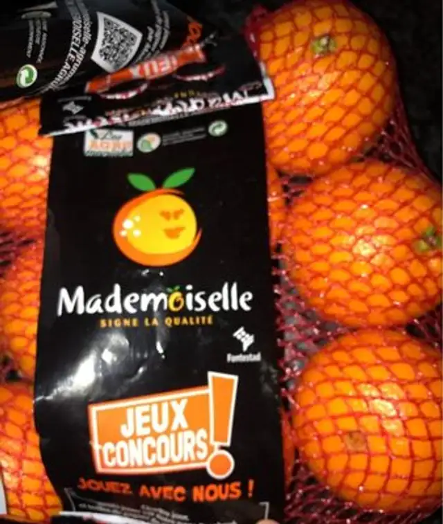 Orange à jus nutrition facts table