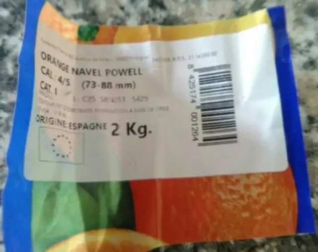 Orange Navel  Origine Espagne