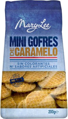 Mini gofres de caramelo