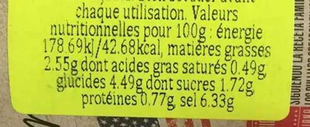Sauce buffalo wing nutrition facts table