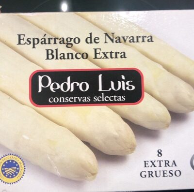 Espárrago de Navarra blanco extra front packaging