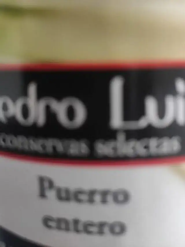 Puerro entero