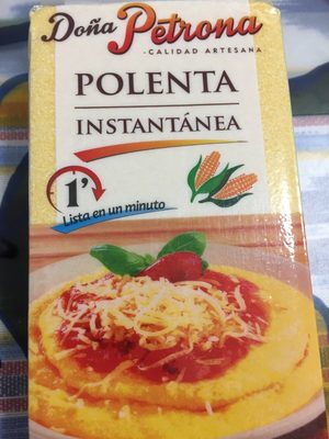 Polenta instantánea front packaging